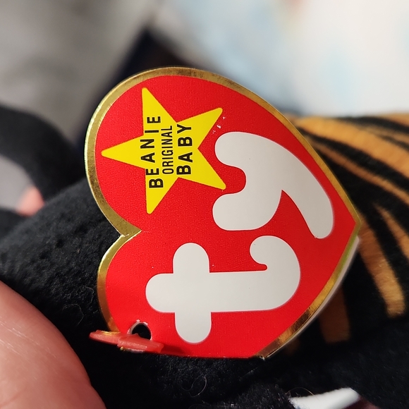 🕸Vintage Ty Beanie Baby Original Spinner The Spider 1996 PVC PELLETS - Picture 8 of 11